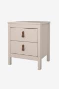 Tvilum - Madrid natbord 2 skuffer - Beige - Sengeborde - - Homeroom