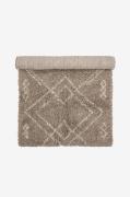 Bloomingville - Edea tæppe 150x90 - Brun - Bomulds- & kludetæpper - - ...