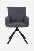 Loft24 - Les Choux Les Choux D.Chair 2pk Fløjl - Grå - Stole - - Homer...