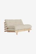 Karup - Sovesofa Roots 140 Rå bund - Beige - Sovesofaer - - Homeroom