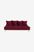 Karup - Sofa Senza Natur bund - Rød - Sovesofaer - - Homeroom