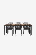 Venture Home - Spisegruppe Break med 6 stole Peking - Natur - Spisegru...