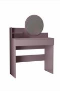 Hanah Home - Make Up Table Harmony Mini Round - Grå - Skriveborde - - ...