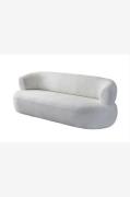 Hanah Home - Sofa med 3 sæder Roma - Hvid - 3-pers. sofaer - - Homeroo...