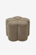 Nordic Furniture Group - Puf med opbevaring Bellis - Beige - Fodskamle...