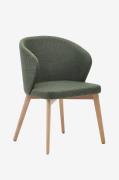 Kave Home - Spisebordsstol - darice 2-pak - Grøn - Stole - - Homeroom