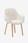 Kave Home - Spisebordsstol - aleli - Hvid - Stole - - Homeroom