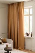 &Home - Mørklægningsgardin Linnie Wide 1-pak - Orange - Mørklægningsga...