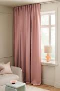 &Home - Mørklægningsgardin Linnie Wide 1-pak - Rosa - Mørklægningsgard...