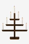 Konstsmide - Lysestage 7 pærer - Brun - Adventslysestager - - Homeroom