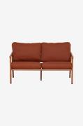 WOOOD - Cavero 2-personers sofa - Brun - Havesofaer - - Homeroom