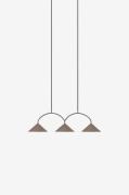 Globen Lighting - Pendellampe Curve 3 Mokka - Brun - Loftpendler - - H...