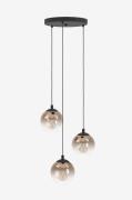 EGLO - Pendellampe Ariscani Round Sort/kobber, 3 lamper - Sort - Loftp...