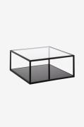 Kave Home - GREENHILL sofabord 80x80 cm - Transparent - Sofaborde - - ...
