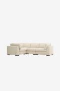 Venture Home - Salerno Hjørnesofa - Beige - Sofaer - - Homeroom