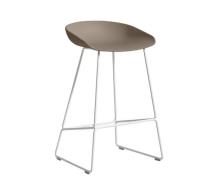 HAY About a Stool (AAS 38) - Khaki - Hvid Stål - 65cm