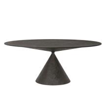 Desalto Clay Bord - Stone Finish - Ø180cm. - Lava stone D67