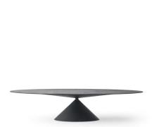 Desalto Maxi Clay Bord - Stone Finish - Oval - 260x130 cm. - D64