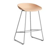 HAY About a Stool (AAS 38) - Pale Peach - Rustfri Stål - 75cm (BEMÆRK ...