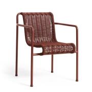 HAY Palissade Cord Dining Armchair - Iron red