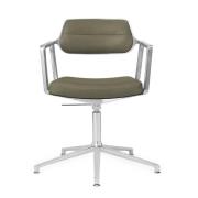 Vipp 453 Swivel+ Chair - Gliders - Læder - Bosco Green