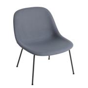 Muuto Fiber Lounge Chair - Sort Stel - Divina 154 - DEMO.