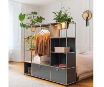 USM Haller Model Eks 103 Wardrobe - 30 - Black