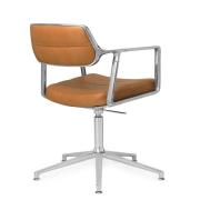Vipp 453 Swivel+ Chair - Gliders - Læder - Camel