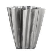 House Doctor Flood vase - 13x12,5 - børstet sølv
