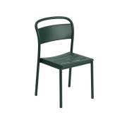 Muuto Linear Steel Side Chair - Mørkegrøn