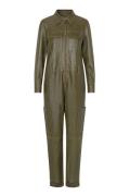 CRÉTON Nature jumpsuit (DARK OLIVE, 38)