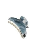 CRÉTON Marble hårclips sølv  (STERLING BLUE, S)