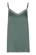 CRÉTON Annie silke top (MOSS GREEN, S)