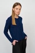 CRÉTON CRLezly o-neck cardigan (MØRK BLÅ XS)