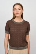 CRÉTON CRGilmore bluse  (DARK BROWN L)