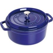 Staub Rund Gryde 26 cm 5,2 liter Blå