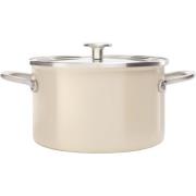 KitchenAid Cookware Collection Gryde m/låg 20 cm, mandel