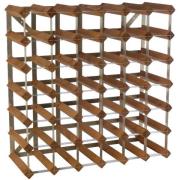 Traditional Wine Racks Vinreol Saml-Selv Mørk Eg 42 flasker