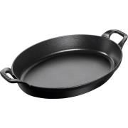 Staub La Cocotte Ovalt ovnfast fad, 32 cm. 2,6 liter