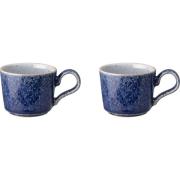 Denby Studio Blue Espressokop 2-pak