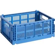 HAY Colour Crate opbevaringskasse, medium, electric blue