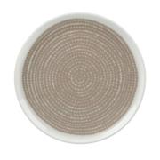 Marimekko Siirtolapuutarha tallerken 13,5 cm, hvid/beige