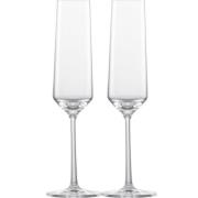 Zwiesel Pure champagneglas 21 cl, 2-pak