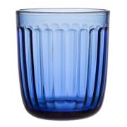 Iittala Raami vandglas 26 cl, ultramarinblå, 2 stk.