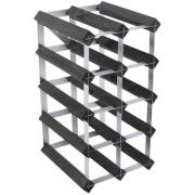 Traditional Wine Racks Vinstativ Black Ash 12 Flasker