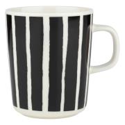 Marimekko Piccolo krus 2,5 dl, hvid/sort