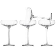 Byon Opacity champagneglas 30 cl, klar, 4-pack