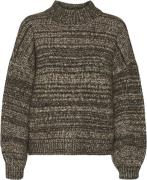 Vero Moda Vmdaima LS Oneck Pullover Kvinde Chocolate Torte/w. Silver M...