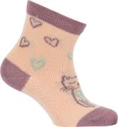 Melton Cat Love Socks Str 23/26 - Ivory Cream Strømper Uld hos Magasin