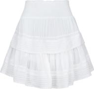 Neo Noir Kenia S Voile Skirt Kvinde White Korte Nederdele Str 40 - hos...